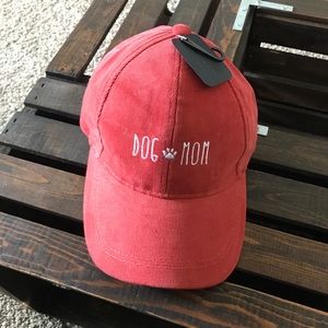 DOG MOM Cordoury Baseball Hat